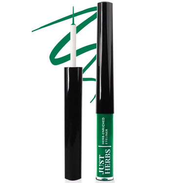 Just Herbs Eyeliner Waterproof and Smudge Proof, Long Lasting Eyeliners 2.5g (Emerald Green)